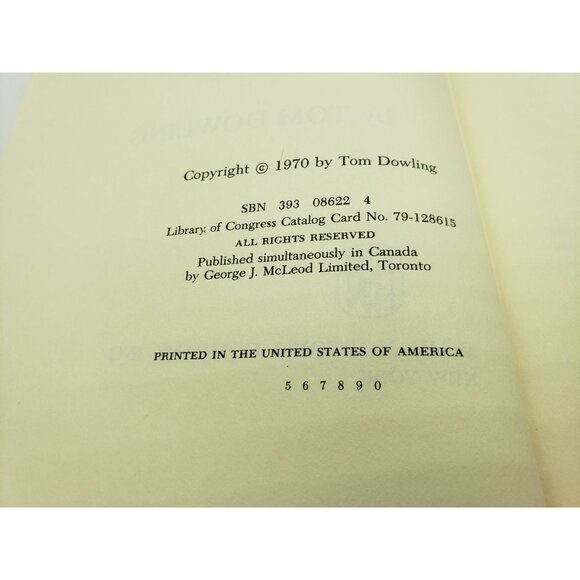 Coach A Season With Lombardi By Tom Dowling Hardcover Book 1970 Vintage HTF - Picture 7 of 10